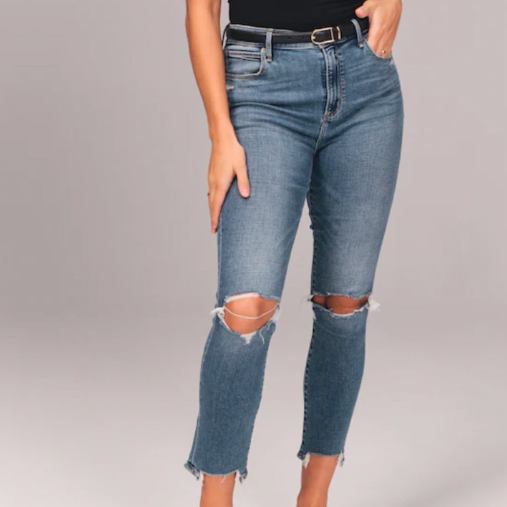 Super Skinny Ankle High Rise Skinny Jeans